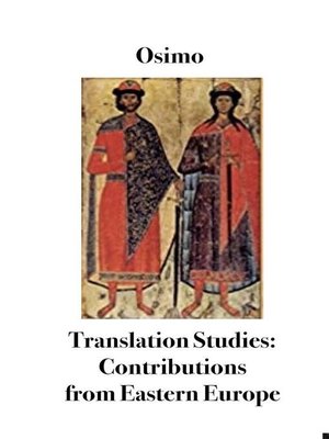 cover image of Translation Studies. Contributions from Eastern Europe